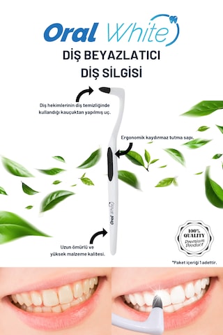 Oral White Beyazlatıcı Diş Silgisi