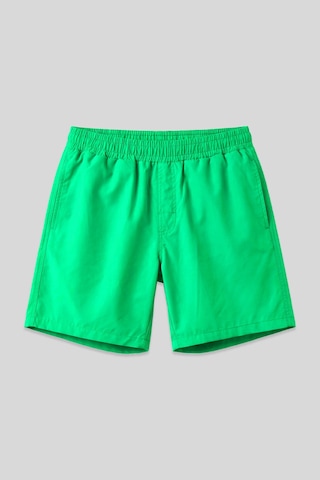 Tommylife Neon Yeşil Hızlı Kuruyan Standart Fit Erkek Deniz Şortu - 81237
