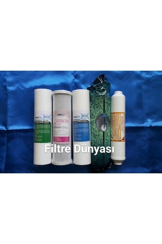 Filtre Dünyası Aqualıne Su Arıtma Cihazı Filtresi Takım 5Li Set Arıtıcı Filtresi