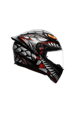 Agv K1 S Lyzard Matt - Black / Grey / Red - M Diğer
