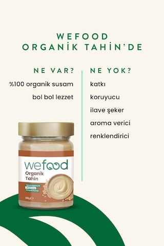 Wefood Organik Tahin 300 gr