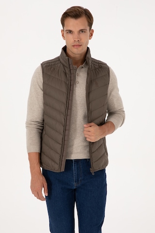 U.s. Polo Assn. Erkek Vizon Yelek Dokuma 50310045-vr052 Vizon