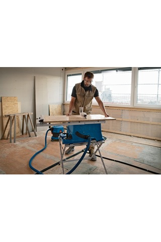 Bosch Gts 18v-216 1x5,5 Ah Expert Akülü Üstten Tablalı Tezgah Testere