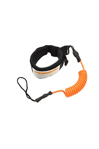 Neevoyu Tpu Malzeme Sürf Tahtası Güvenlik Kemer, 55.5-160cm Uzunluk, 5mm Çap, Ayak Bileği Döngüsü, Turuncu Renk