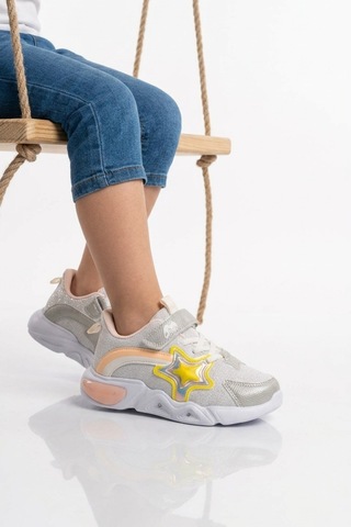 Marcokids Marco Kids 26y316 F Gümüş Kız Çocuk Spor Ayakkabı