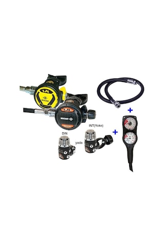 Beuchat Regülatör Set Elıte Vr400 Int, Ahtapot, Konsol, Bc Hortumu Ve Çanta Dahil