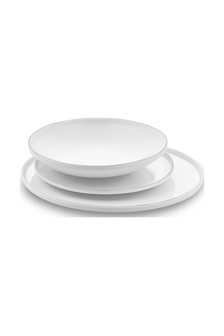 Jumbo Belle Platin 55 Parça 12 Kişilik Yemek Takımı Platin