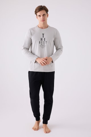 Arnetta Erkek Gri Pijama Takımı Ar3142-s-v2 Gri