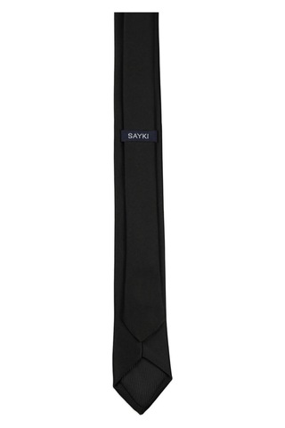 Hatemoğlu Siyah Saten Kravat Mendil Set 26182024t001 215 1969298 Siyah