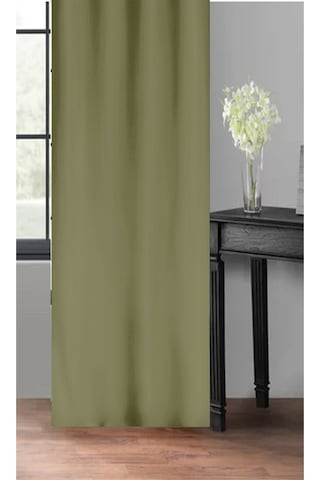 Taç Soft Yağ Yeşili Fon Perde Yeşil