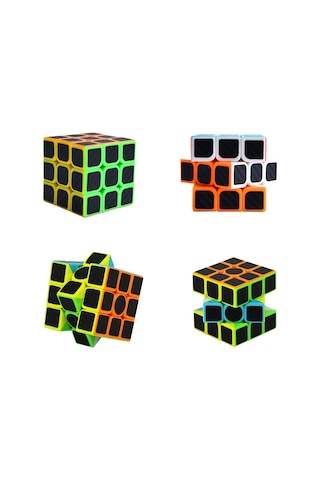 3X3 Eğitici Zeka Sabır Küpü Rubik Küp Rübix Neon Kübirik