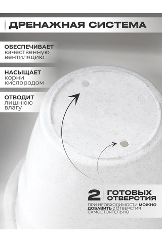 Onest Çiçek Saksısı 2,5 Litre 3'lü S 371806697