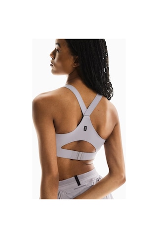 On Endurance Bra Zip Yüksek Destekli Ön Fermuarlı Spor Sütyeni Lila