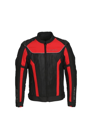 Venom Motosiklet Montu Raptor Hörgüçlü Full Korumalı 4 Mevsim Motorcu Mont Siyah-kırmızı