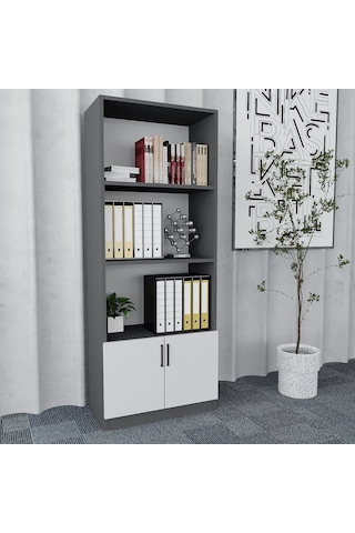 Plus 4'lü Ofis Takımı  Model 7 Füme Beyaz