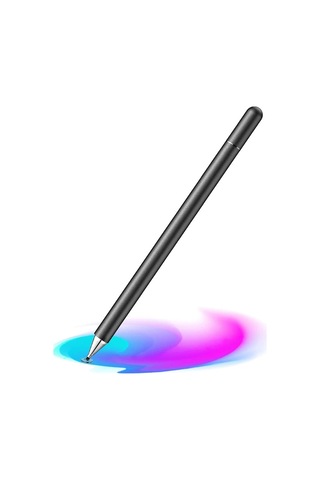 Dokunmatik Passive Stylus Kalem Tablet Telefon Bilgisayar Kalemi 2 İn 1 Siyah Diğer