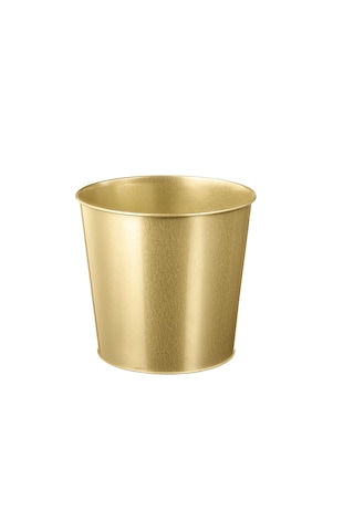 Ikea Daıdaı Çelik Saksı, Pirinç Rengi, 19 Cm -