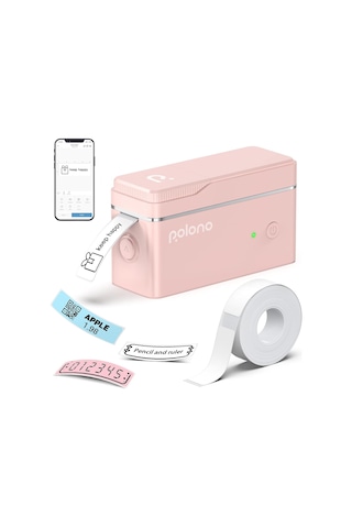 Polono P31s Taşınabilir Bluetooth Etiket Yazıcısı Ev / Ofis / İşletmeler İçin Mini Etiket Oluşturucusu