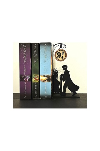 Harry Potter Platform 9 ¾ Kitap Tutucu 3d Baskı Dekoratif Kitaplık Organizer