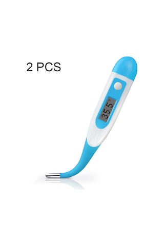 Sones Adet Lcd Elektronik Dijital Bebek Termometresi Su Geçirmez Yumuşak Uçlu Tıbbi Ev Termometresi, Rastgele Renk Teslimatı