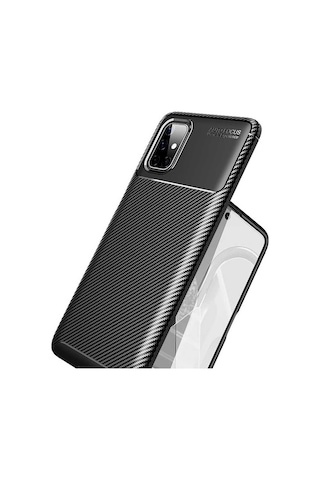 Samsung Galaxy M51 Kilif Karbon Silikon Case 389569481