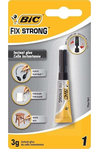 Bic Fix Strong Çok Güçlü Sıvı Japon Yapıştırıcı 3 Gr