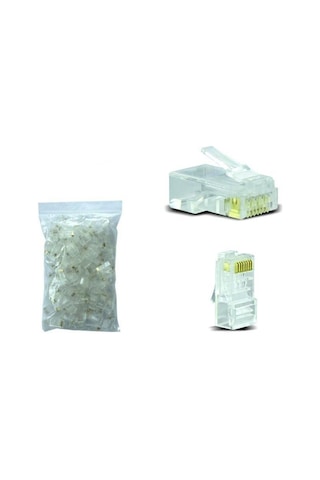 Electroon Rj45 Cat6 Jak Fiş 100Adet -
