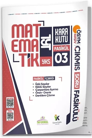 2026 Tyt Matematik Kara Kutu 3.fasikül Ösym Çıkmış Soru Üslü-köklü Sayılar-denklem Çözme Modülerset
