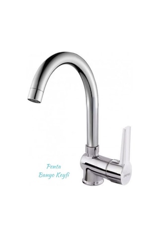 Penta Agena Serisi Lavabo + Eviye + Banyo Bataryası - U Boru Krom