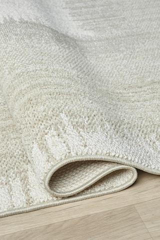 Mariesse Home Wool Serisi Bukleli Yumuşak Dokulu İskandinav Dokuma Halı 1084-krem