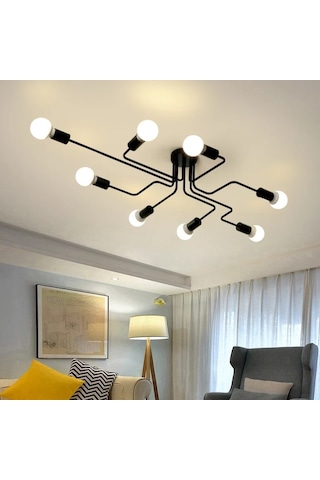 Modern 8 Kol Kumandalı Akrep Avize