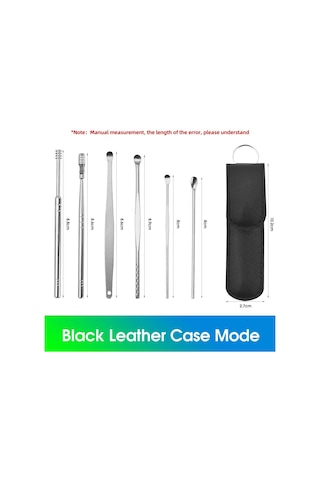 Siyah Fonken 6 Adet Kulak Temizleyici