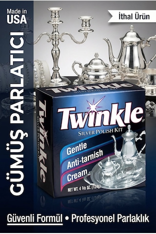 Gümüş Parlatıcısı, Gümüş Cilası Ve Temizleyici Krem 124gr 2 Adet Made In Usa İthal Ürün