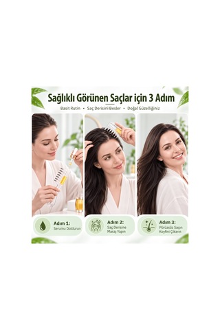 Zvnm Saç Bakım Yağı Uygulama Tarağı - Serum Tarağı - Yeniden Doldurulabilir Hazne Zcv12 Beyaz
