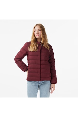Nautica Kadın Bordo Regular Fit Mont Desenli 57j001t Bordo