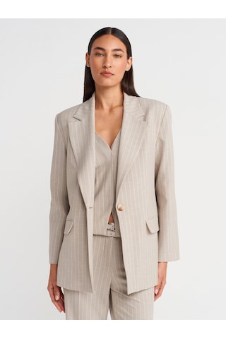 Dilvin 60768 Blazer Ceket-taş Taş