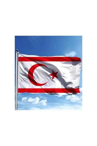 Zc Bayrak Kıbrıs Milli Gönder Bayrağı 100x150 Cm Raşel Dijital Baskı Diğer
