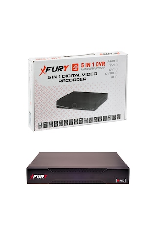 Fury 14 Kameralı Güvenlik Kamera Seti 2mp 1080p Full Hd 6 Atom Led Gece Görüşlü 1 Tb Hdd 5525