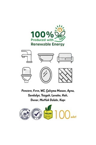 Confy Yüzey Temizlik Havlusu Çamaşır Suyu Ferahlığı 100x3