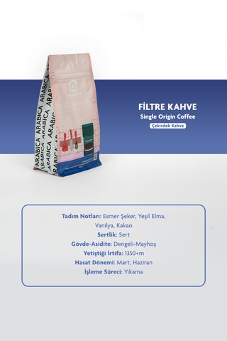 Filtre Kahve 250 Gr Öğütülmüş Kahve Taze Kavrulmuş Çekirdek V60