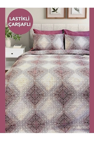 Tek Kişilik Ranforce Nevresim Takımı Lastikli Çarşaflı Ottoman G.kurusu