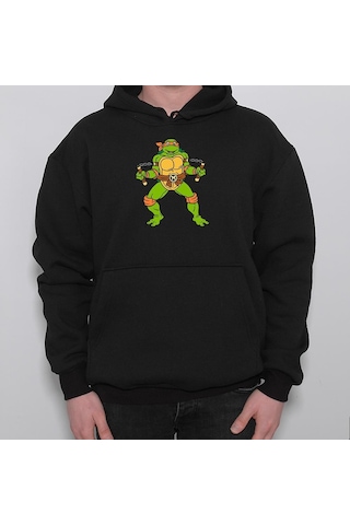 Ninja Kaplumbağalar Michaelangeloninja Turtles Sweatshirt Unisex Kapüşonlu Hoodie 001