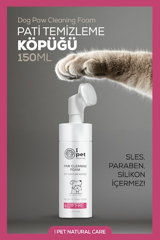 Kedi Köpek Pati Temizleme Köpüğü Fırçalı Pati Temizleyici, Hızlı Temizlik