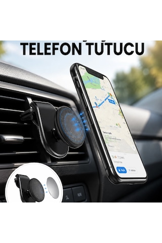 Güçlü Mıknatıslı Araç İçi Telefon Tutucu Evrensel Uyum Yeni Nesil