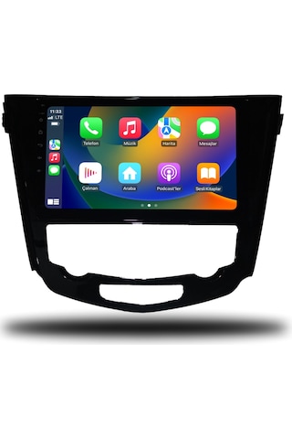 Oskodi Nissan Qashqai Android Carplay Multimedya 2014-2021 Dijital Klima 4gb Ram + 64gb Hafıza