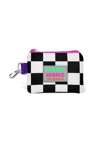 Coral High Kids Mor Dama Desenli Bozuk Para Çantası 21802