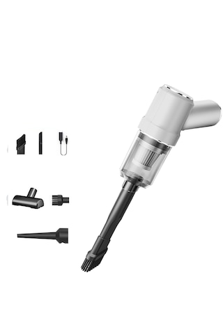 El Tipi Mini Ev Kablosuz Araç Süpürgesi-beyaz 05