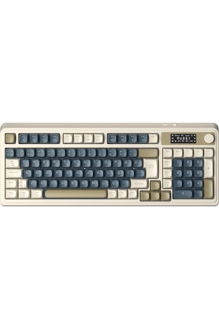 Aula S99 Pro Retro Rgb Gaming Bluetooth 2.4ghz Type-c 3 Mod Kablosuz Makrolu Türkçe Q Oyuncu Klavye Lacivert 77828984