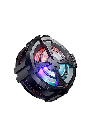 Forzacase Xiaomi Black Shark 4-4 Pro Uyumlu 5500 Rpm Kablolu Rgb Işıklı Manyetik Soğutucu Fan Fc560