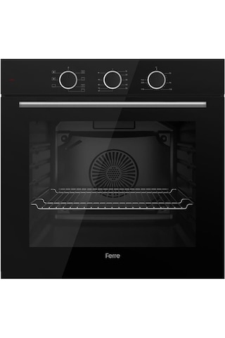 Ferre Flowart XE62CS - CS205 - D086 Siyah Ankastre Set